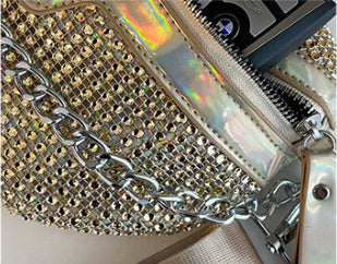 All-matching Light Diamond Fashion Shoulder Messenger Bag