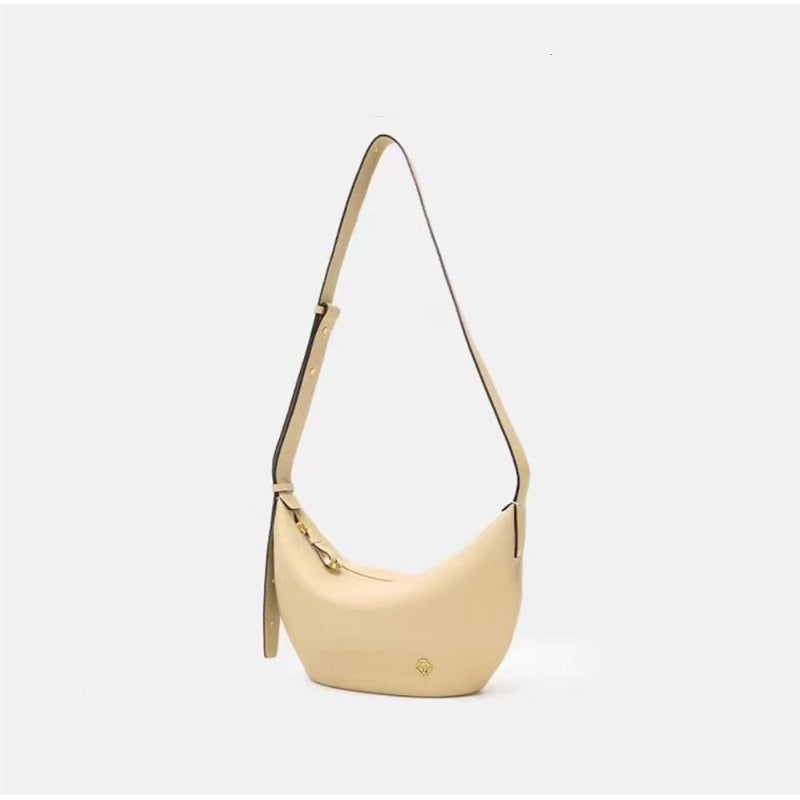 Soft Boat Horn Shoulder Large-capacity Crossbody Bag