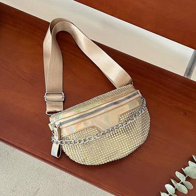 All-matching Light Diamond Fashion Shoulder Messenger Bag